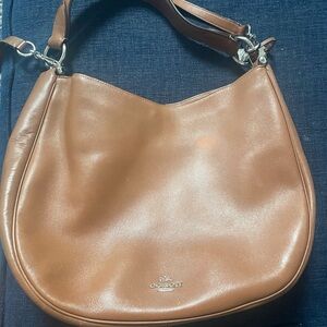 Coach Brown Leather Hobo Bag